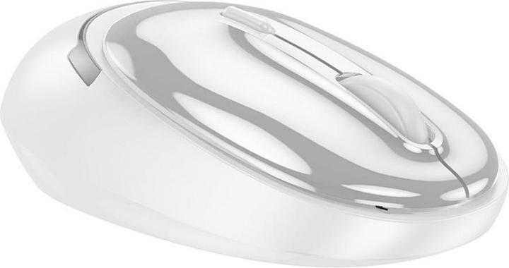 Actual product image Hoco Headphone with microphone computer wireless mouse 2,4G 1600 dpi GM34 gray white (Wireless)