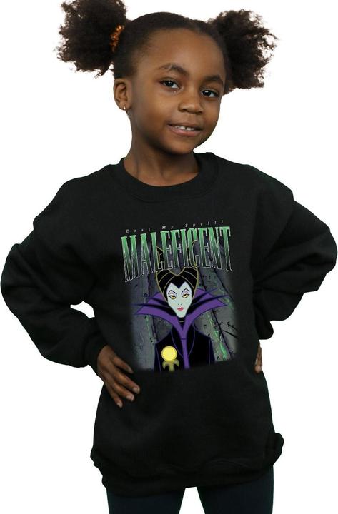 Produktbild Disney Interactive Studios Mädchen Maleficent Montage Sweatshirt aus Baumwolle (140, 146)