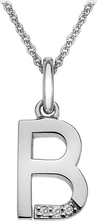 Actual product image Hot Diamonds Diamond letters necklace B (Silver 925, 40 - 45 cm)