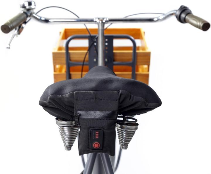 Actual product image Bertschat Heated bicycle saddle cover