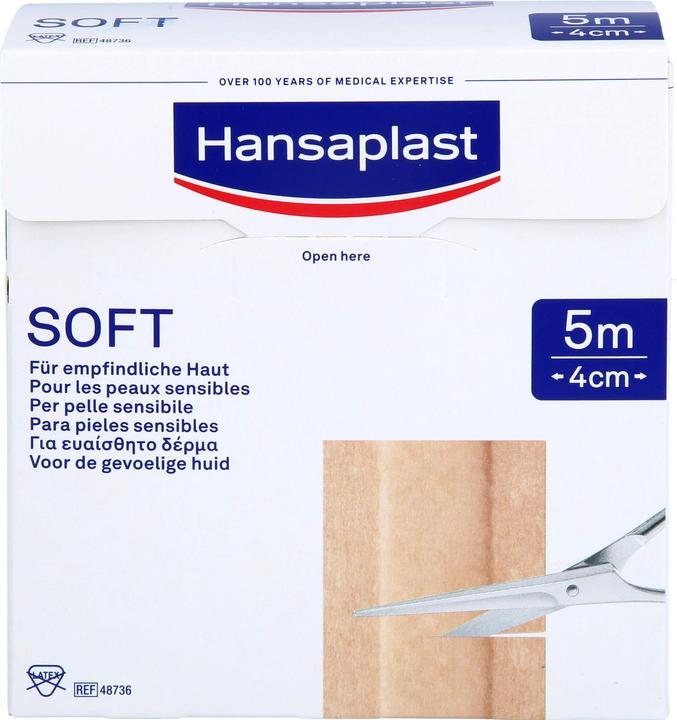 Immagine prodotto Hansaplast Rotolo di gesso morbido da 5 m x 4 cm, 1 pz. di gesso (1 x)