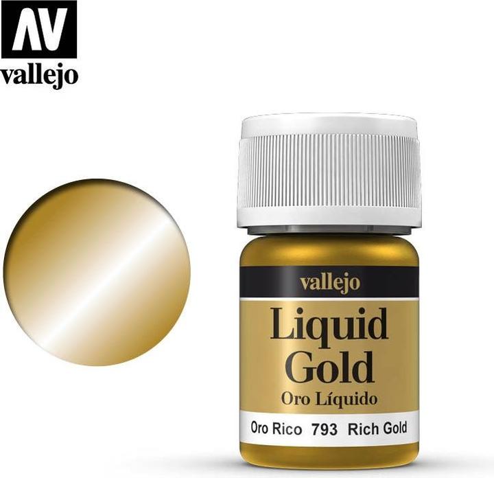 Actual product image Vallejo Liquid Gold - Rich Gold (70.793)
