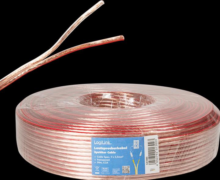 Image du produit LogiLink CA Câble de haut-parleur (50 m, 2.50 mm²² mm)