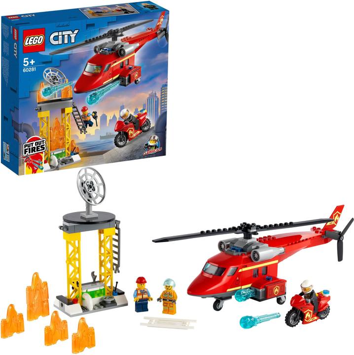 Actual product image LEGO Fire Brigade Helicopter (60281, LEGO City)