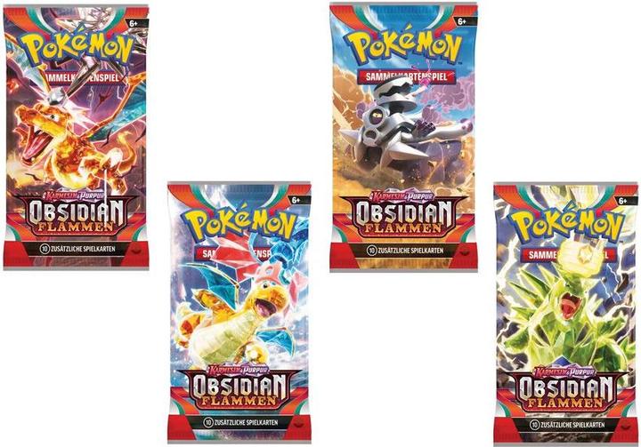 Actual product image Pokémon Crimson & Purple 03 Booster Bag (German, Booster Pack)