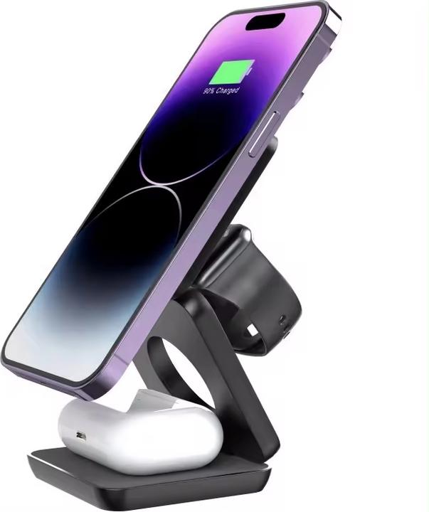 Actual product image PhoneLook PowerSafe station de charge 3 en 1 compacte MagSafe (iPhone, Apple Watch, AirPods) (15 W)