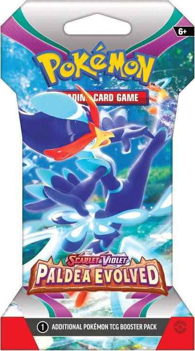 Immagine prodotto Pokémon JCC - Écarlate et Violet - Pack de Booster Blister Évolutions à Paldea (1 Booster aléatoire) (Inglese, Pacchetto Booster)