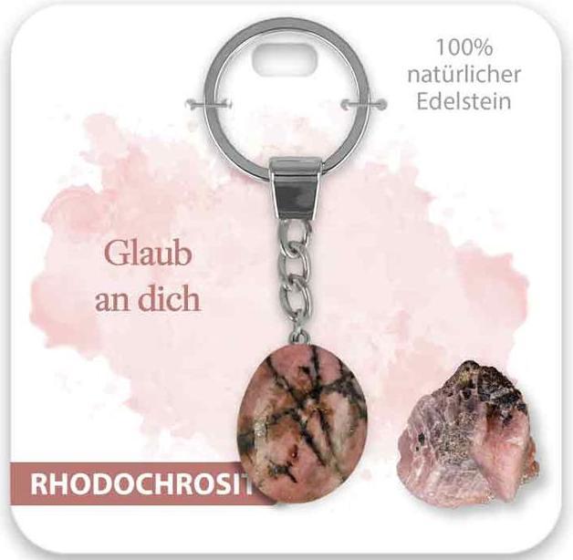 Produktbild BB Klostermannn Schlsselanhnger Rhodochrosit Glaub an dich