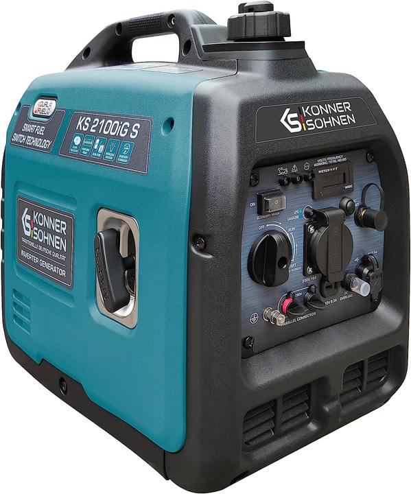 Productafbeelding Könner & Söhnen Benzine Inverter Generator KS 2100iG S, Blauw 3100 (3100 W)