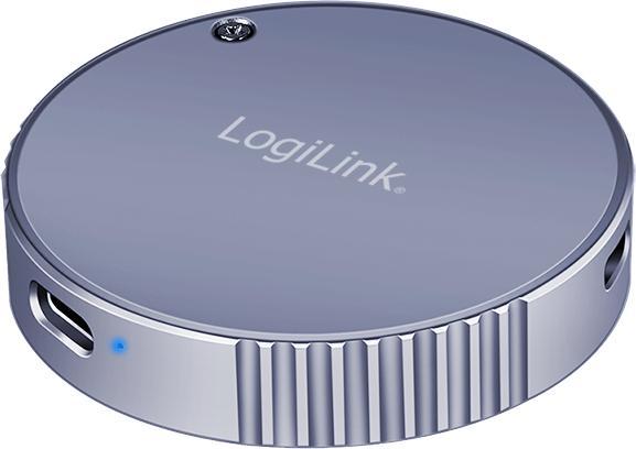 Image du produit LogiLink Magnetisches USB 3.2 Gen2 SSD-Gehäuse, 100 W PD, MagSafe-kompatibel, Spacegrau (M.2)