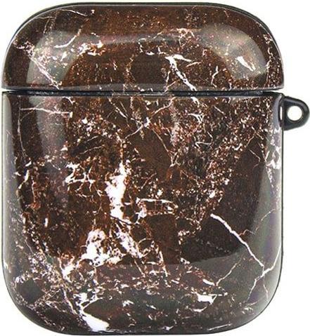 Produktbild JTI Schutzhülle für AirPods - Brauner Marmor (Kopfhörer Tasche)