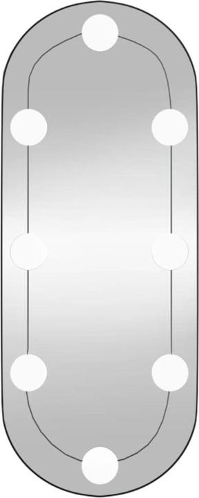Actual product image VidaXL Wandspiegel mit LED-Leuchten 20x50 cm Glas Oval (20 x 50 cm)