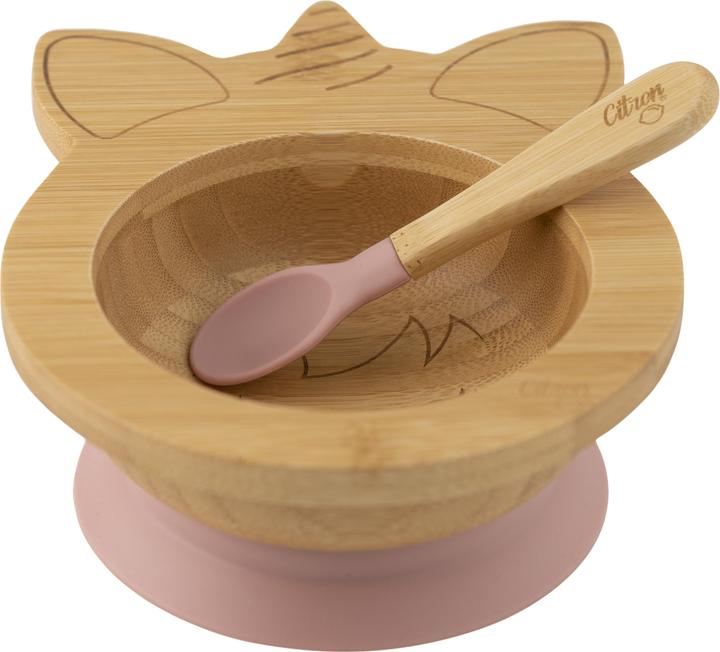 Image du produit Citron Bamboo Bowl Set Unicorn Pink