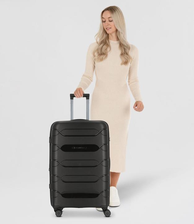 Actual product image Polestream Strz by Asteroid 4 Rollen Trolley L 74 cm mit Dehnfalte (92 l, XL (from 140l))