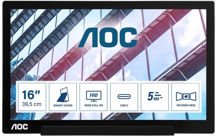 AOC I1601P (1920 x 1080 Pixels, 15.60")