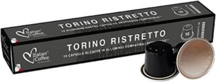 Actual product image Italian Coffee Coffee Capsules Torino Ristretto 10 Capsules (1 x Port.)