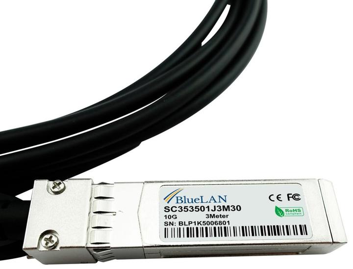 Actual product image BlueLAN ZyXEL DAC10G-2M compatible DAC SFP+ SC353501J2M30