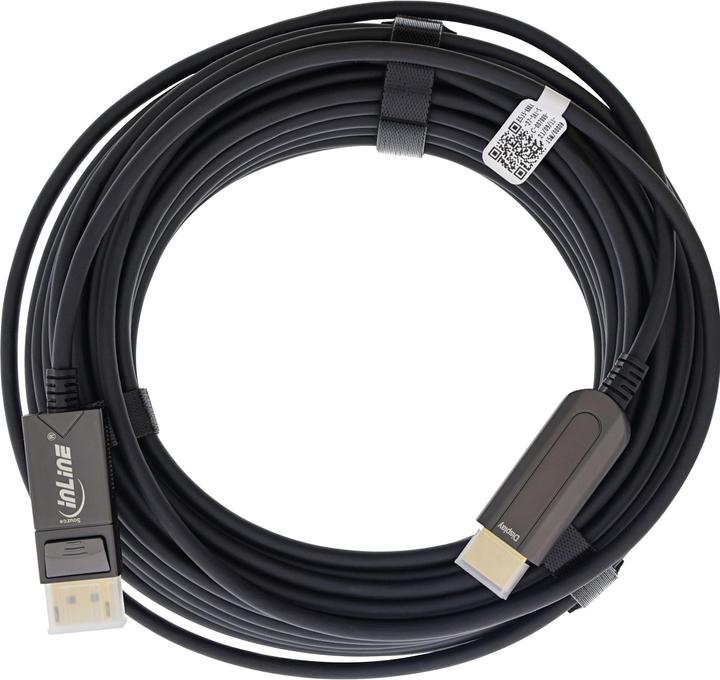 Image du produit InLine Câble de conversion DisplayPort vers HDMI AOC (20 m, DisplayPort)