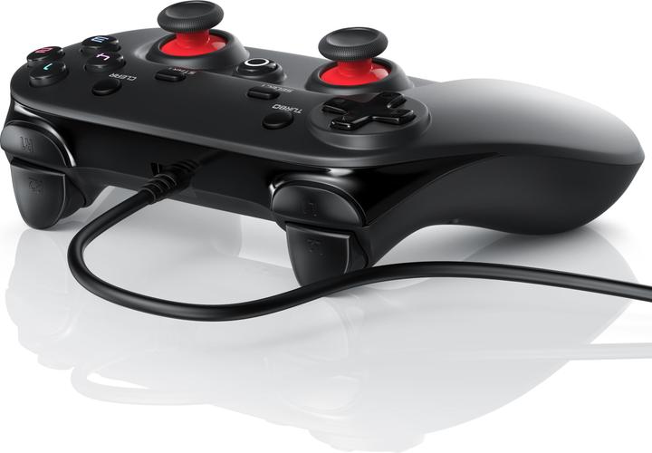 Immagine prodotto CSL Set di controller da gioco 2x, Gamepad per PC e PS3, doppia vibrazione, funzione Turbo, ingresso (PC, PS3)