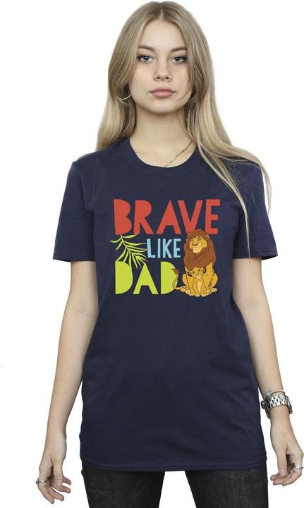 Immagine prodotto Disney The Lion King Brave Like Dad Maglietta Ampia Donna (M)