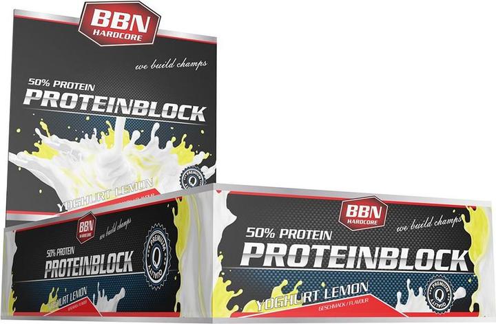 Produktbild Best Body Nutrition BBN Hardcore Protein Block (Yoghurt Lemon, 1 Stk., 1350 g)