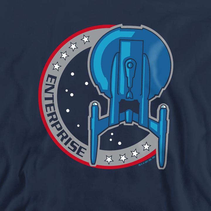 Actual product image Unisex Adult Enterprise Patch Sweatshirt (S)