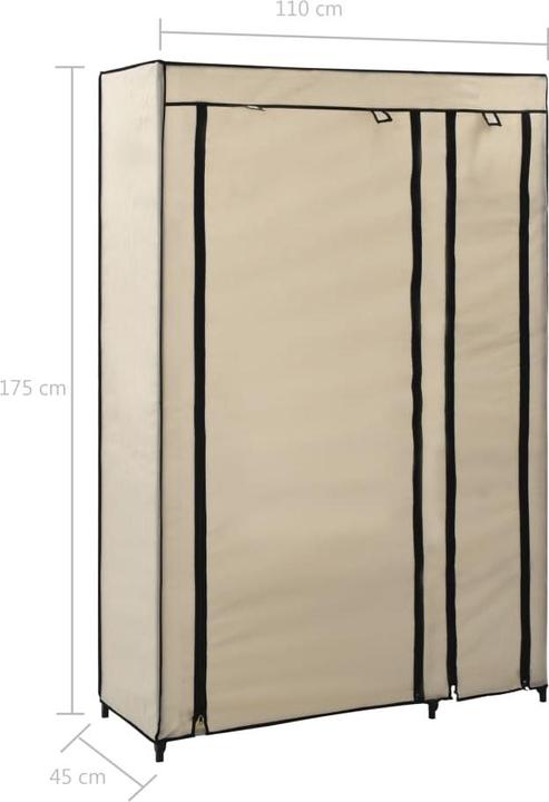 Actual product image VidaXL Aideen (110 x 45 x 175 cm)