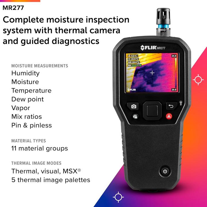 Image du produit Flir MR277 Hygromètre/psychromètre Indoor Electronic psychrometer