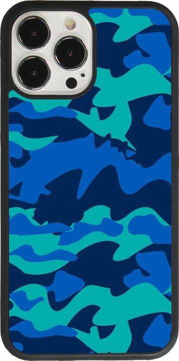 Immagine prodotto PhoneLook Coperchio Silicone Nero Camo Blu (Apple iPhone 13 Pro Max)