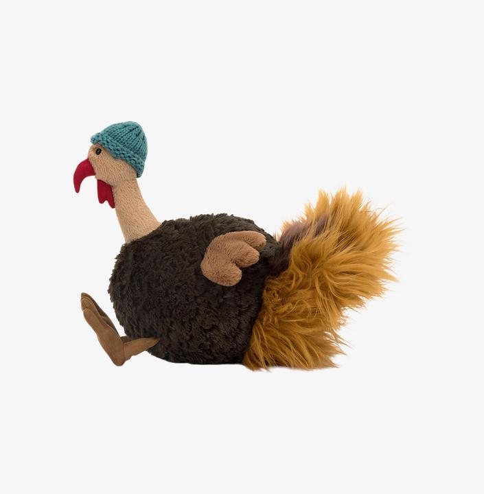 Actual product image Jellycat animal en peluche "Theo Turkey"