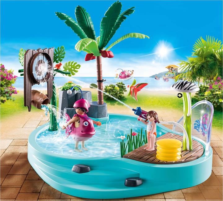 Produktbild Playmobil Spassbecken mit Wasserspritze (70610, Playmobil Family Fun)