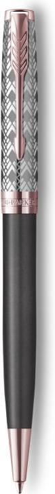 Parker Ballpoint pen Sonnet Prem. Metal & Grey P.G.C. sw M (Grey, Pink gold, Metallic, 1 x)