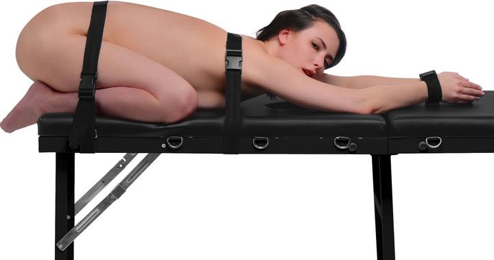 Actual product image Master Series Bondage Massage Bed With Cuffs
