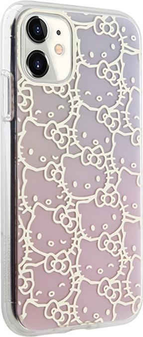 Produktbild Hello Kitty HKHCN61HCHPEP iPhone 11 / Xr 6.1" różowy/pink hardcase IML Gradient Electrop Crowded Kit (Apple iPhone 11)