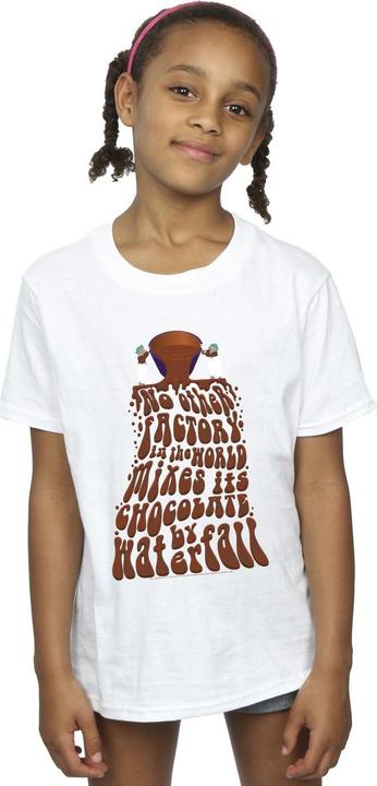 Image du produit Willy Wonka & the Chocolate Factory - T-shirt CHOCOLATE WATERFALL - Fille (140, 146)