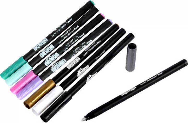 Produktbild ArtdeSign Marker fÃ¼r Glas/Keramik/Metall, 8 StÃ¼ck (Mehrfarbig, 8 x)