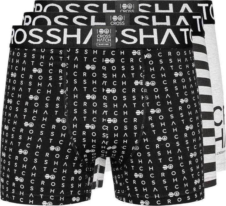 Immagine prodotto Crosshatch Gridline Boxer Uomo Misura Confezione 3 (XL, confezione da 3)
