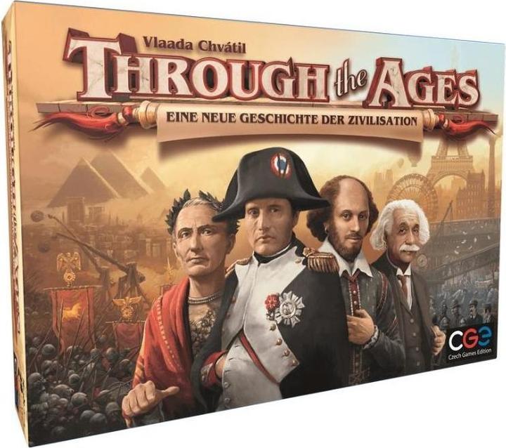 Czech games edition CZ067 - Through the Ages, jeu de cartes, 2-4 joueurs, à partir de 14 ans, (édition allemande) (Allemand)