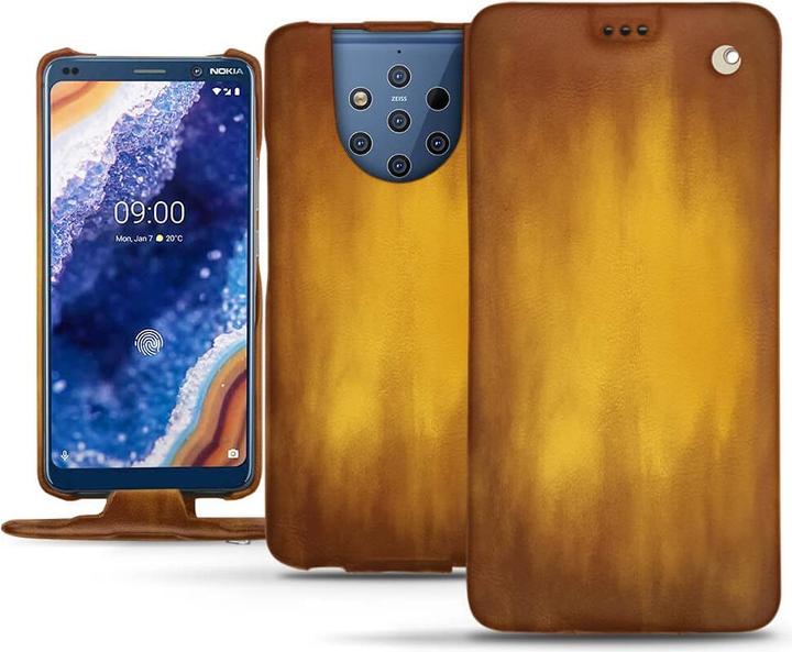 Productafbeelding Noreve Lederen omslag verticaal (Nokia 9 PureView)