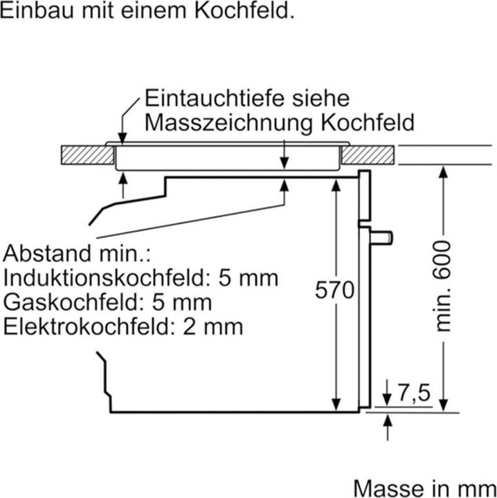 Actual product image Bosch Hausgeräte Herdset HEA510BA0C & NKE645GA2C 400V