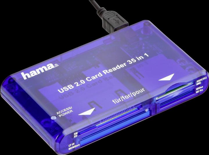 Actual product image Hama USB 2.0 multi card reader 35in1 (USB 2.0)