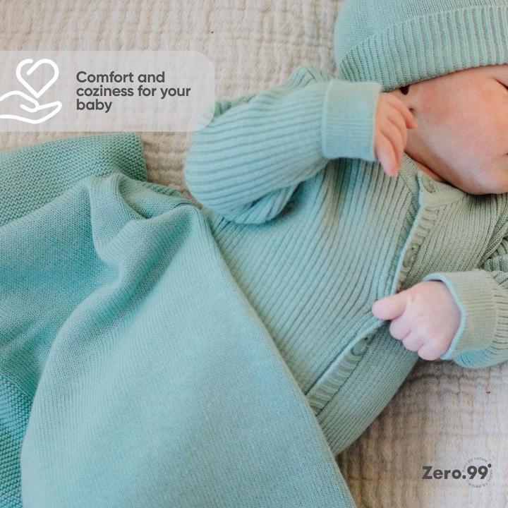 Produktbild Zero.99 Baby Erstlings-Set 3-teilig: Mütze, Fäustlinge & Schühchen. 100% Baumwolle (50, 56, 62)