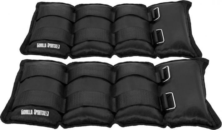 Produktbild Gorilla Sports Gewichtsmanschetten (2 x 3 kg)
