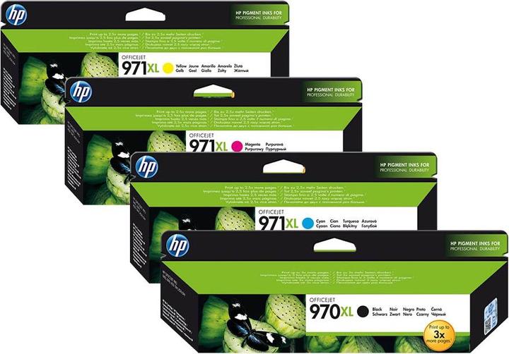 HP Original 970XL / 971XL SET Multipack / Set mit allen vier Farben (M, Y, C, BK)