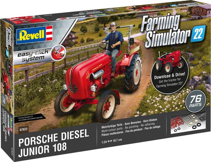 Immagine prodotto Revell Porsche Junior 108 - Edizione Farming Simulator 1:24