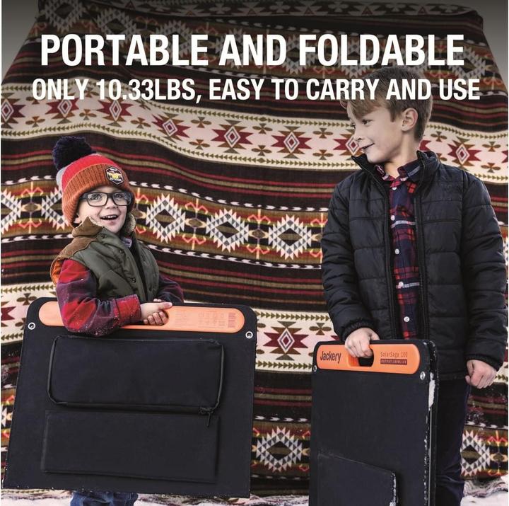 Immagine prodotto Jackery SolarSaga (100 W, 4.69 kg)