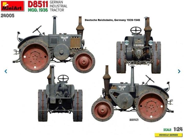 Immagine prodotto Trattore industriale tedesco 1:24 D8511 (1)