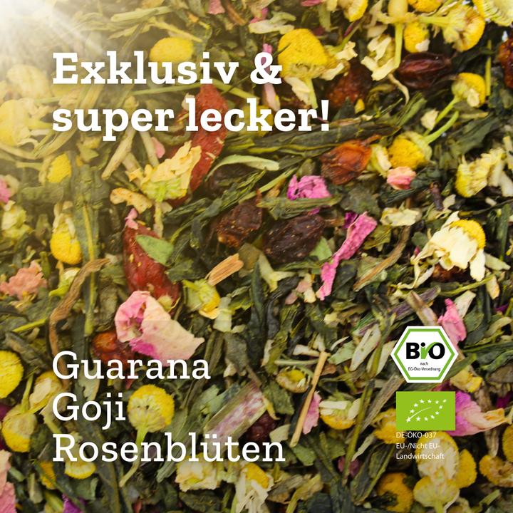 Produktbild Urban Tea Factory So Damn Pretty - Grünteemischung mit Guarana & Rosenblüten - Bio Glas