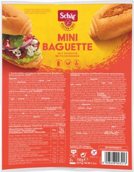Produktbild Schär Mini-Baguette glutenfrei (150 g)