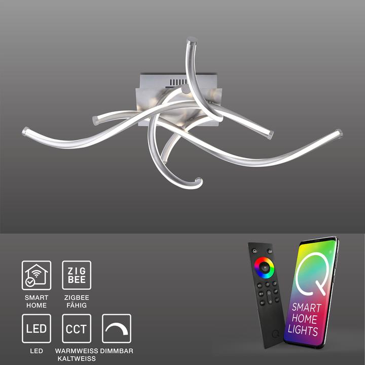 Immagine prodotto Paul Neuhaus Q Lampada da soffitto e da parete a LED Q-MALINA a installazione fissa 50 W bianco caldo